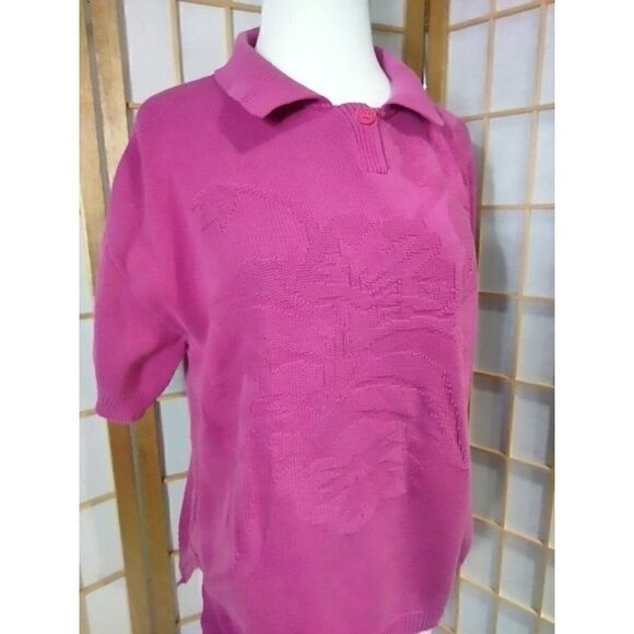 VTG Halston Lg Collared Sweater - Picture 10 of 16